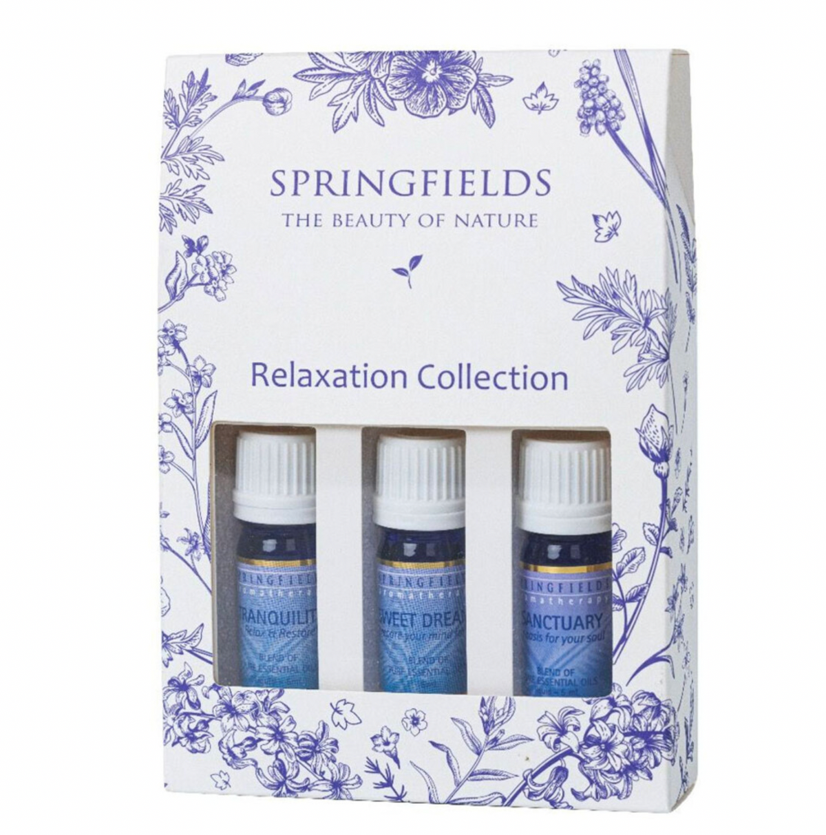Springfields - Essential Oil Trio - Relaxation Collection (Sanctuary, Sweet Dreams, Tranquility) 15ml