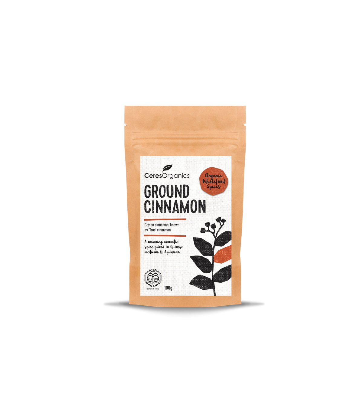Ceres Organics - Organic Ground Cinnamon 100g