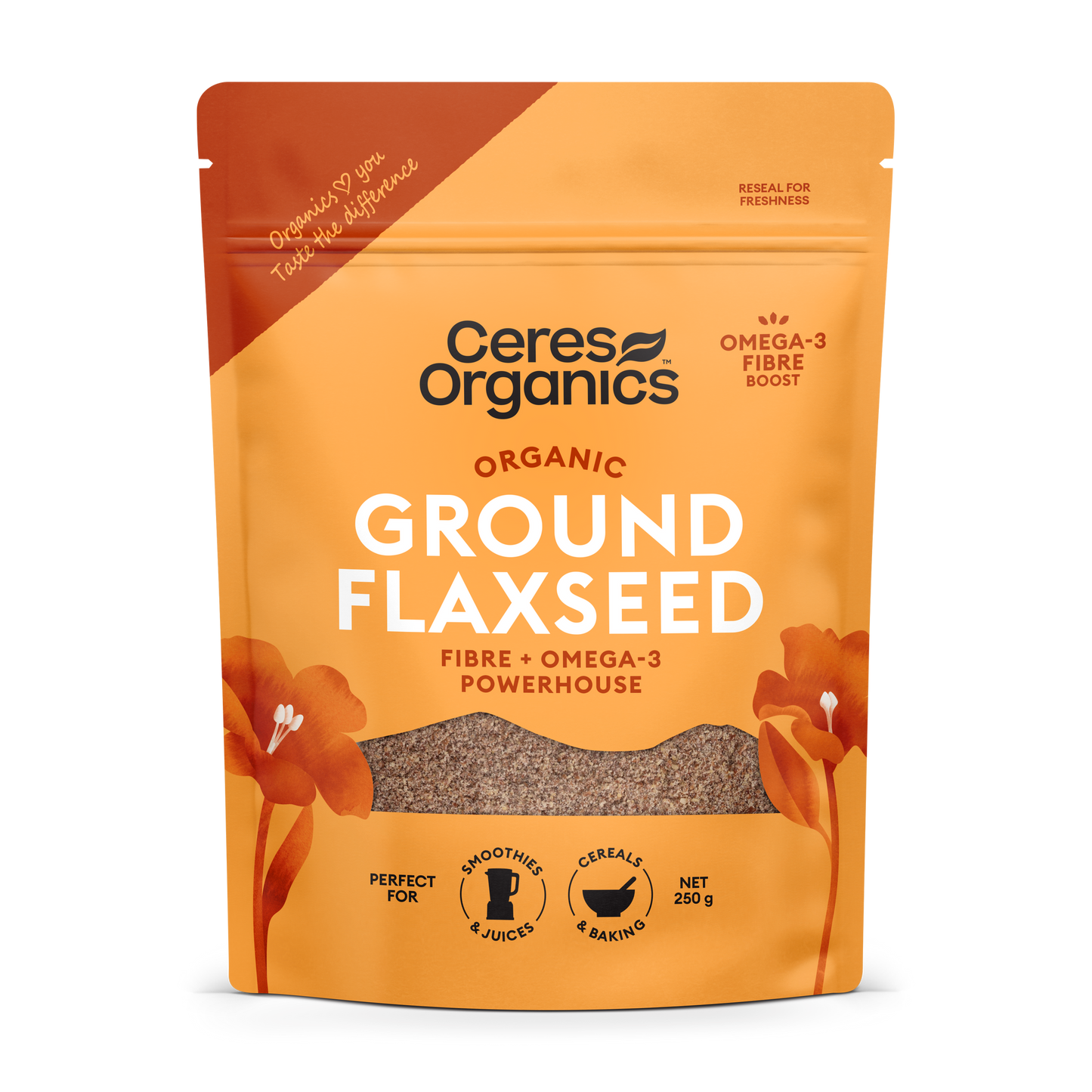 Ceres Organics - Organic Ground Flaxseed 250g