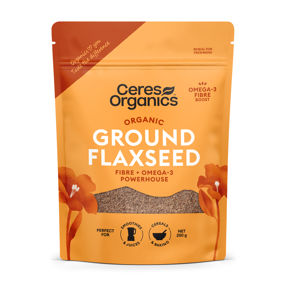 Ceres Organics - Organic Ground Flaxseed 250g