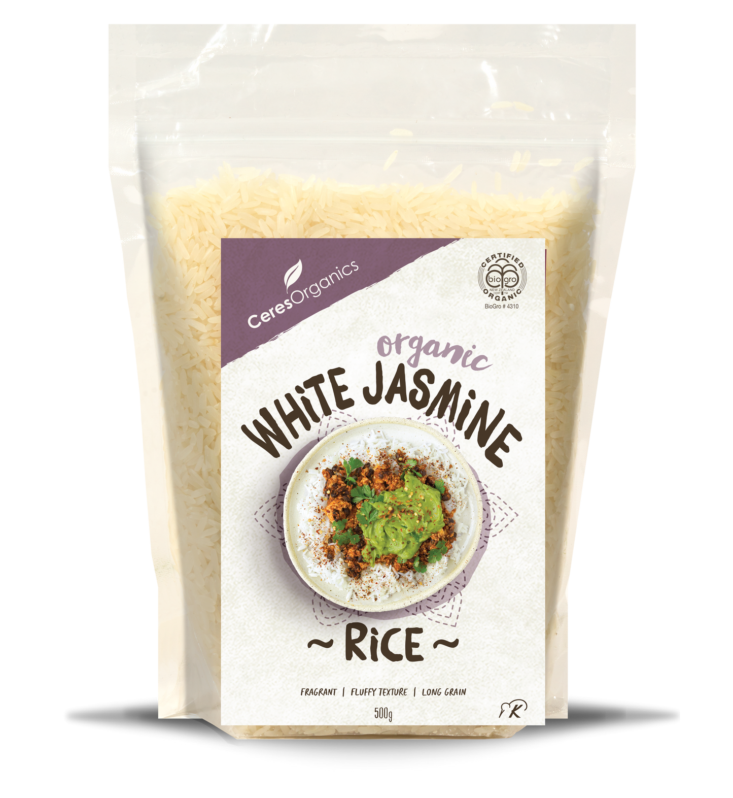 Ceres Organics - Organic Jasmine White Rice 500g