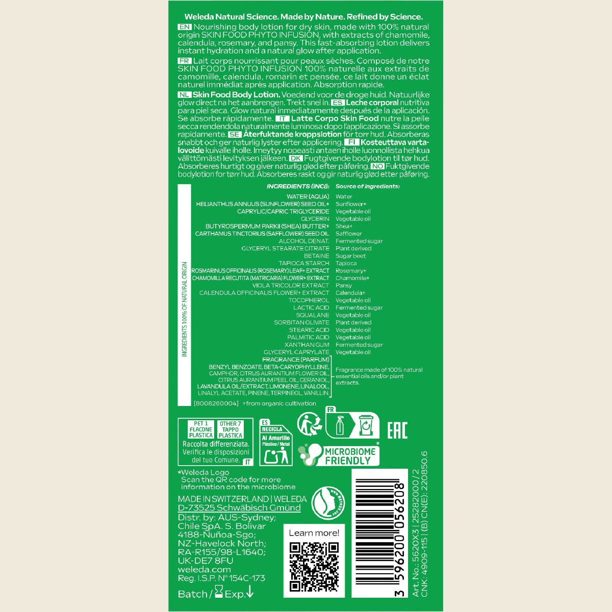 Weleda - Skin Food Body Lotion 250ml