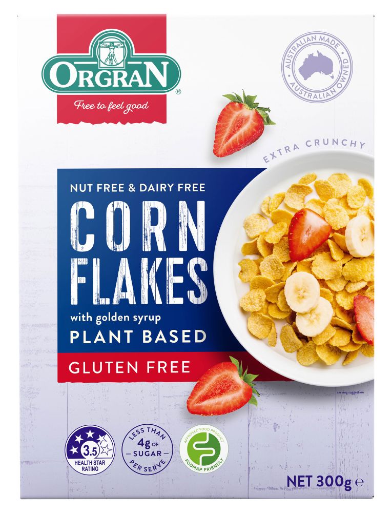 Orgran - Orgran Corn Flakes Plant Based Cereal G/F 300g