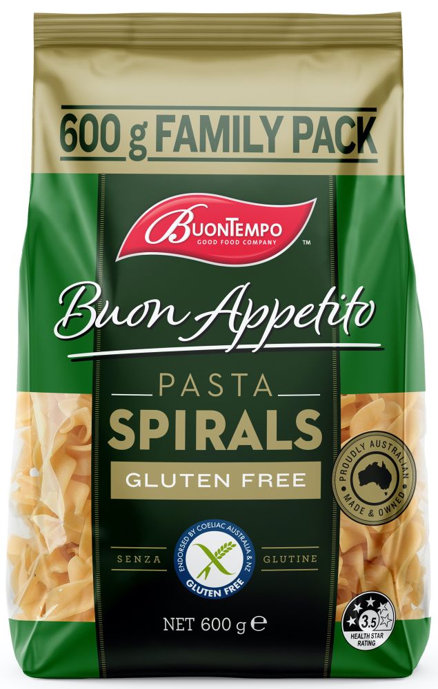 Buontempo - Pasta Spirals G/F 600g