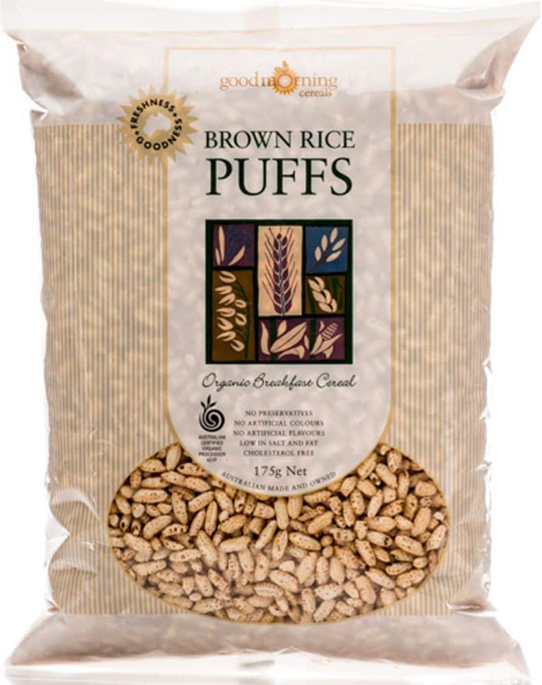 Good Morning Cereals - Organic Brown Rice Puffs 175g