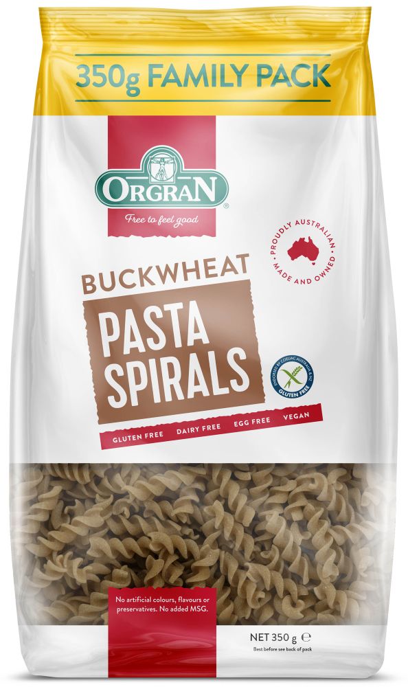 Orgran - Buckwheat Pasta Spirals 350g