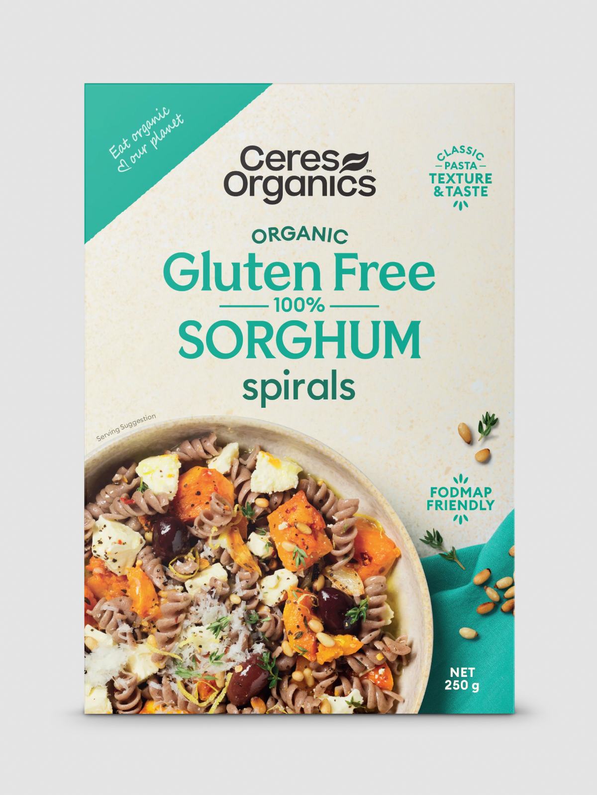 Ceres Organics - Organic Sorghum Spirals 250g