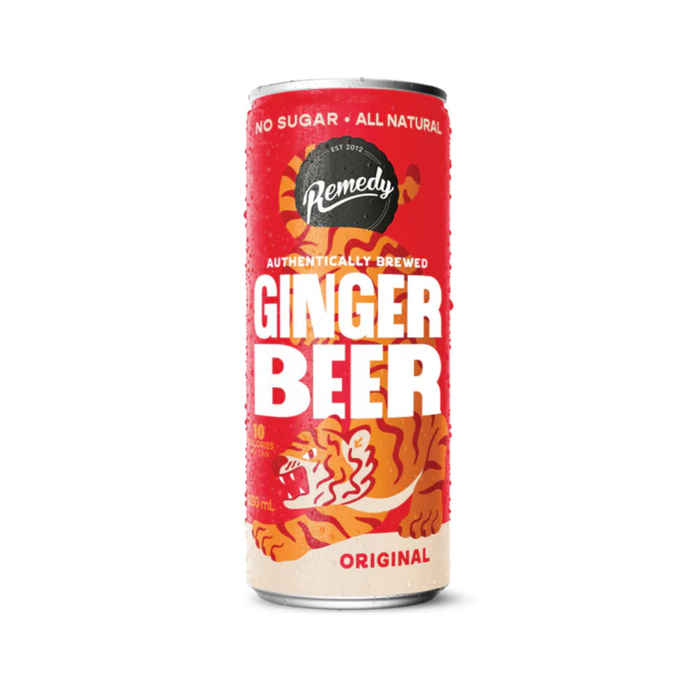Remedy - Ginger Beer Original 4 x 250ml Cans