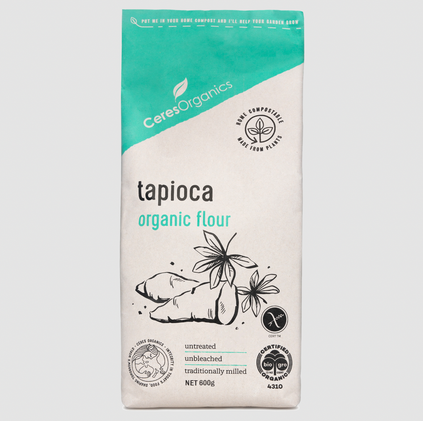 Ceres Organics - Organic Tapioca Flour 600g