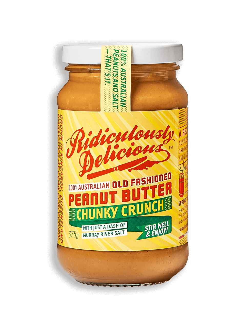 Ridiculously Delicious - Chunky Crunch Peanut Butter 375g