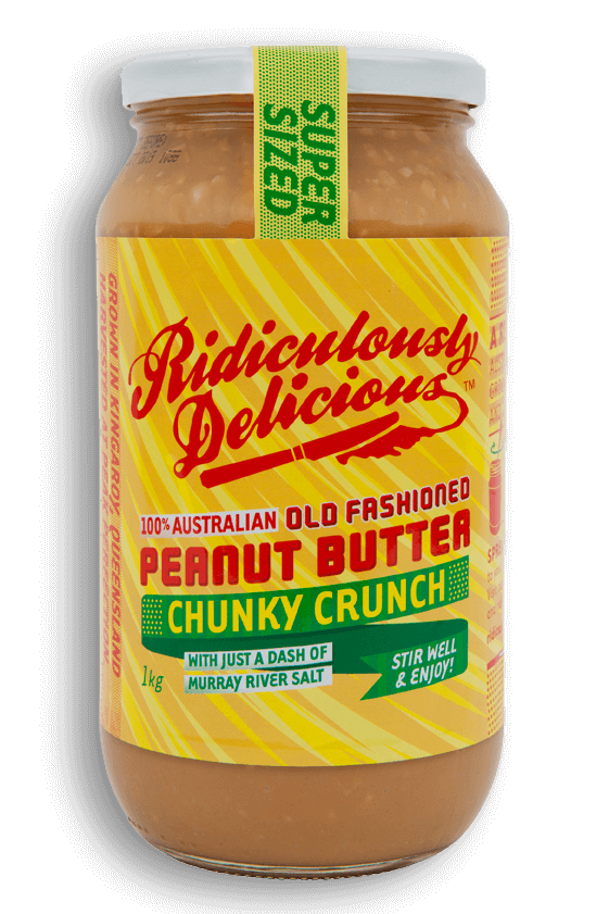 Ridiculously Delicious - Chunky Crunch Peanut Butter 1kg