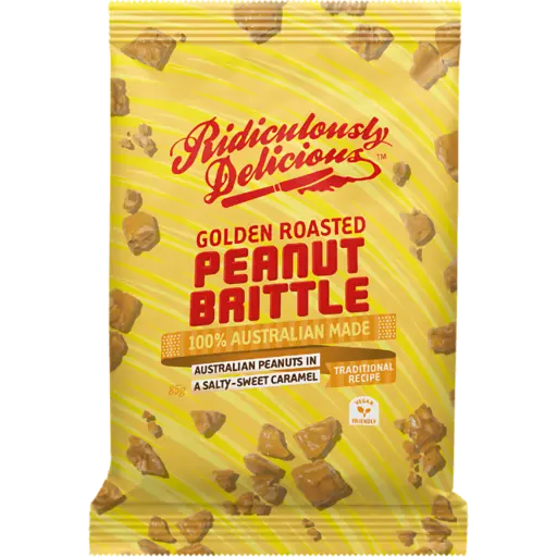 Rediculously Delicious - Australian Peanut Brittle 85g 85g