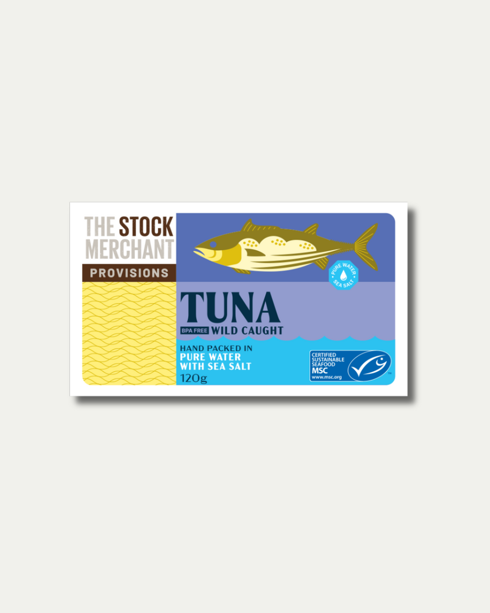 The Stock Merchant - Tuna in Water w/ Sea Salt 120g