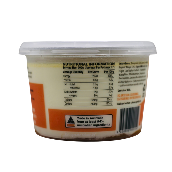 Mungalli - Organic Mango Yoghurt 500g