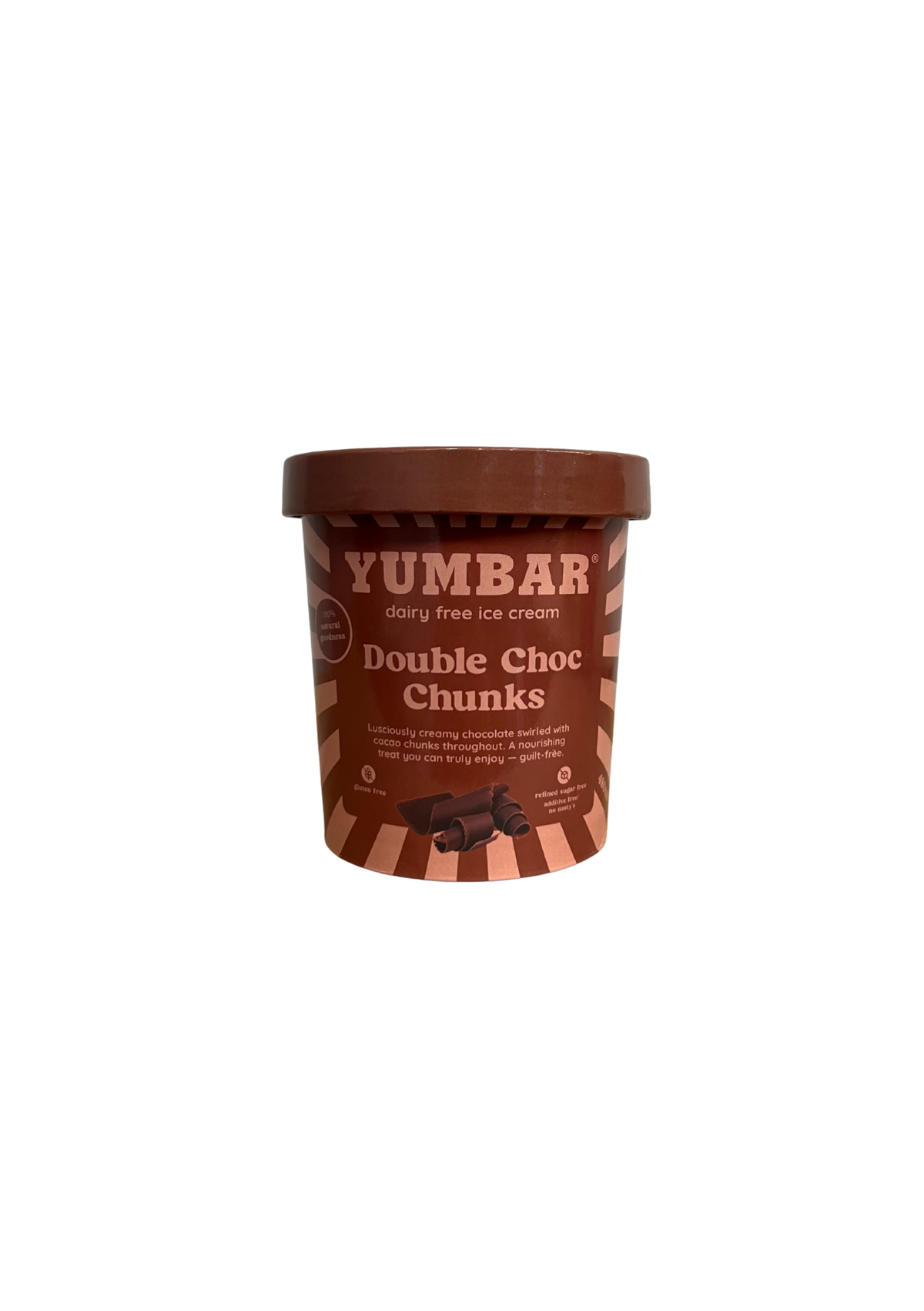 Yumbar - Double Choc Chunks Ice Cream Tub 480ml