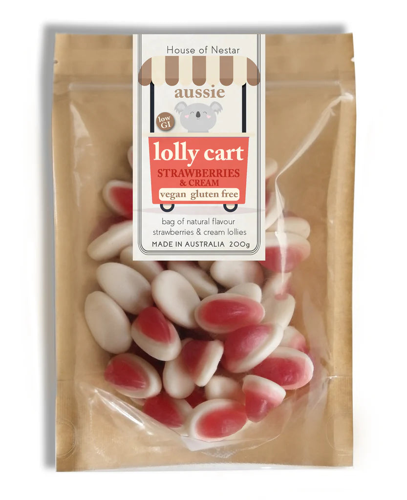 House Of Nestar - Lolly Cart Strawberries & Cream 200g