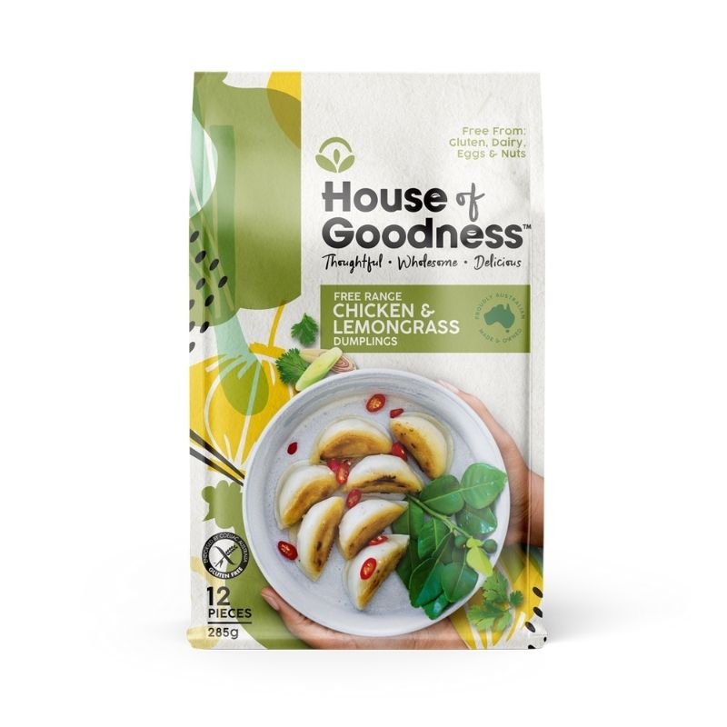 House of Goodness - Chicken & Lemongrass Dumplings 285g