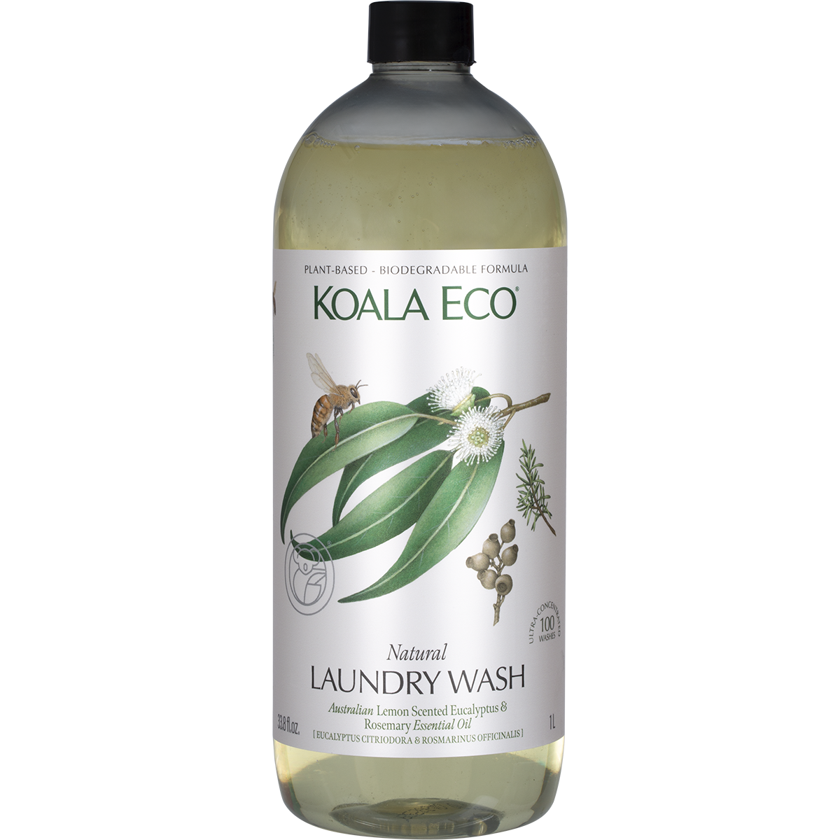 Koala Eco - Laundry Wash Lemon Scented Eucalyptus & Rosemary 1lt