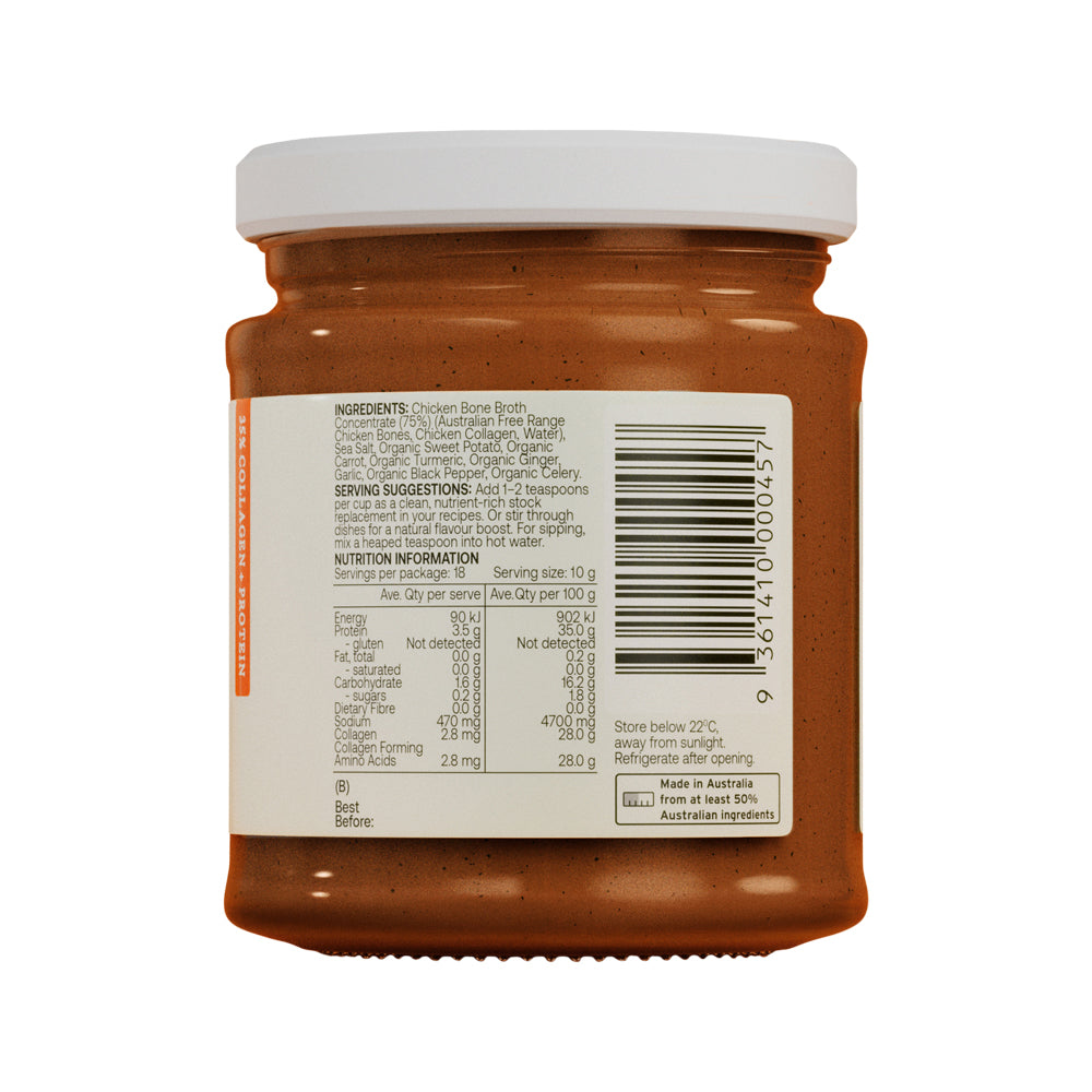 Best of the Bone - Chicken Concentrate Organic Turmeric & Ginger 180g