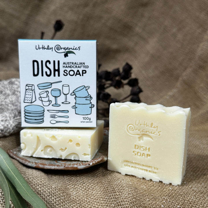 Urthly Organics - Lemongrass and Eucalyptus Dish Soap 100g