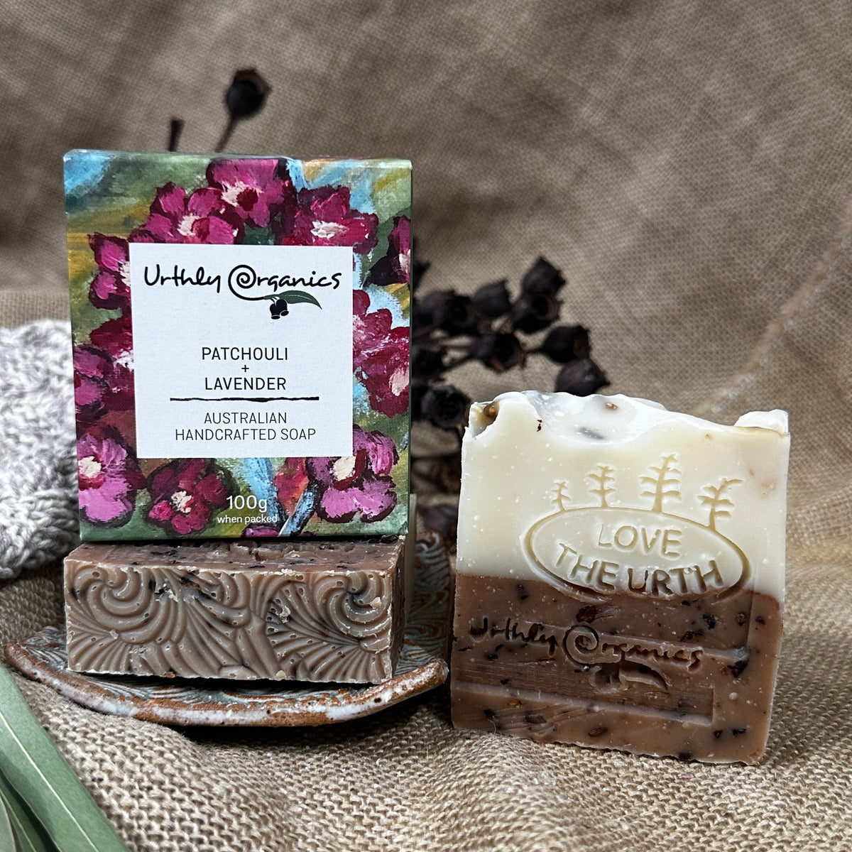 Urthly Organics - Lavender & Patchouli Soap 100g