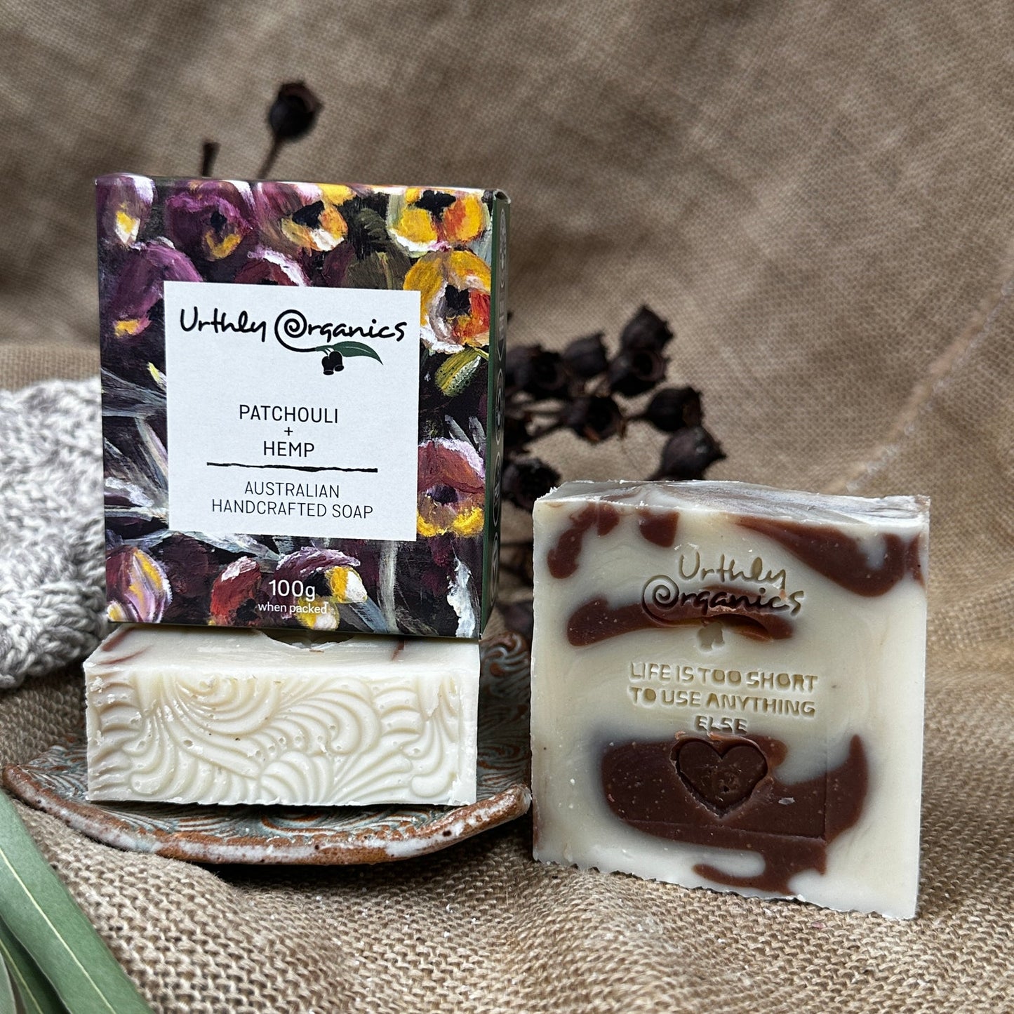 Urthly Organics - Patchouli & Hemp Soap 100g 100g