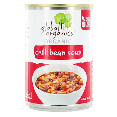 Global Organics - Organic Chilli Bean Soup 400g