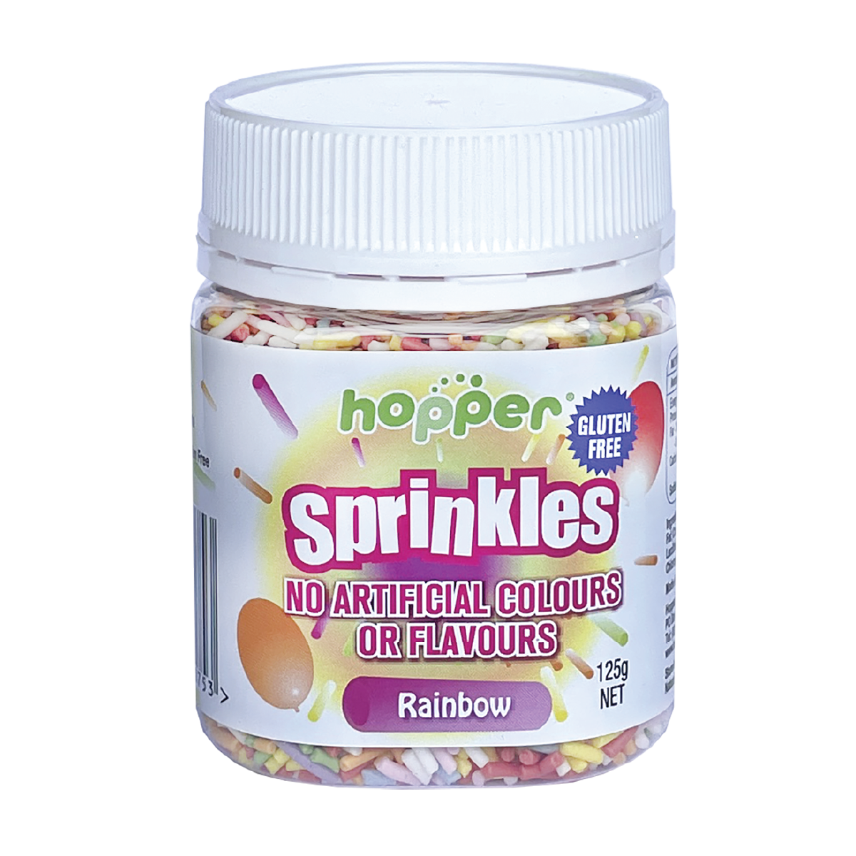 Hopper - Rainbow Sprinkles 125g