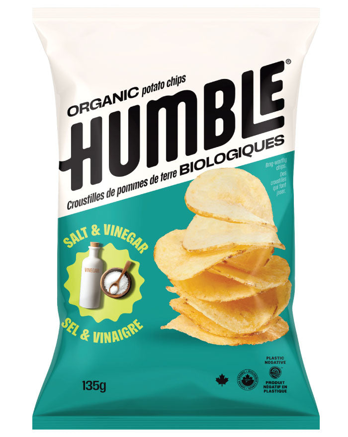 Humble - Salt & Vinegar Organic Chips 135g