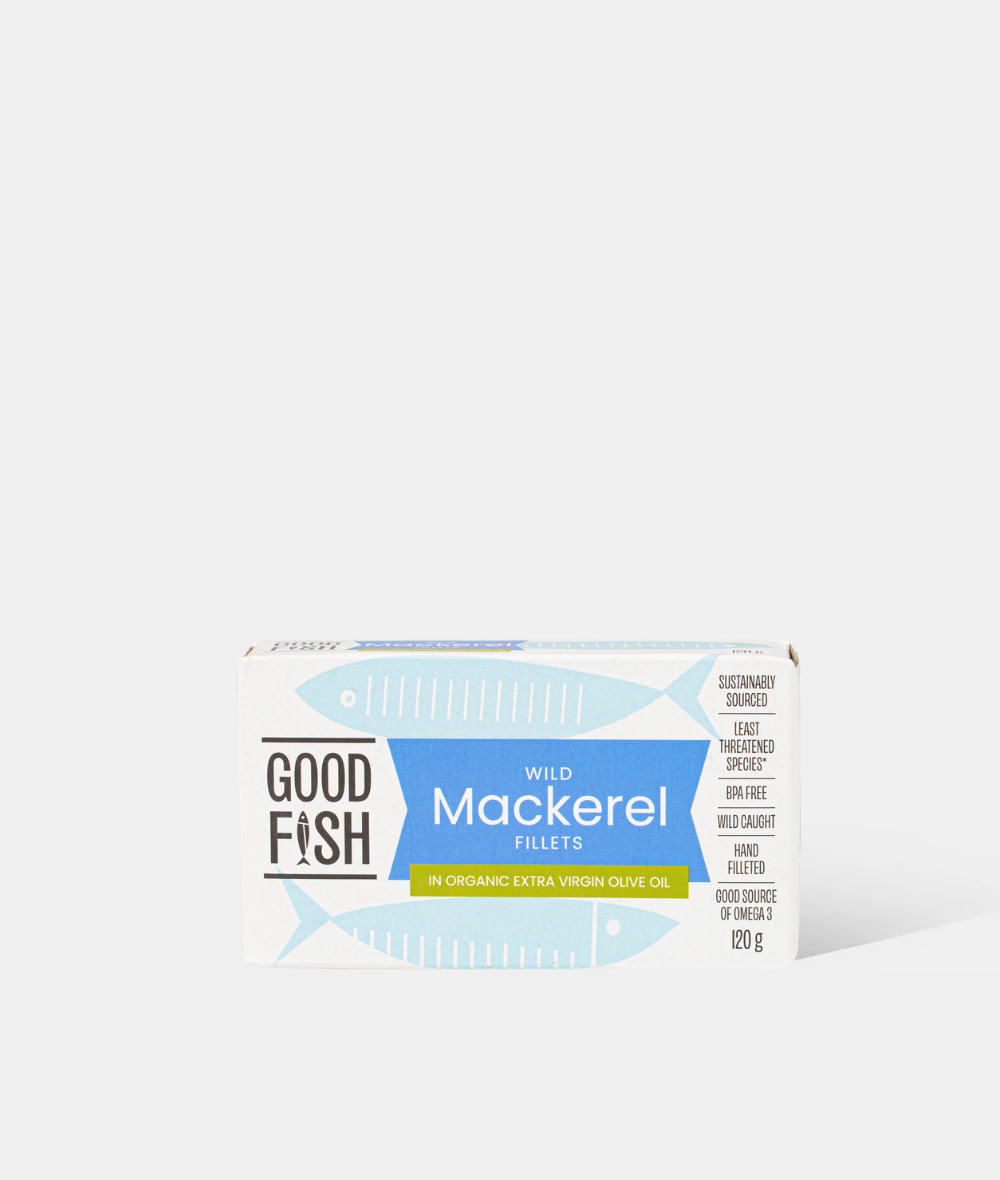 Good Fish - Mackerel in Extra Virgin Olive Oil Can 120g