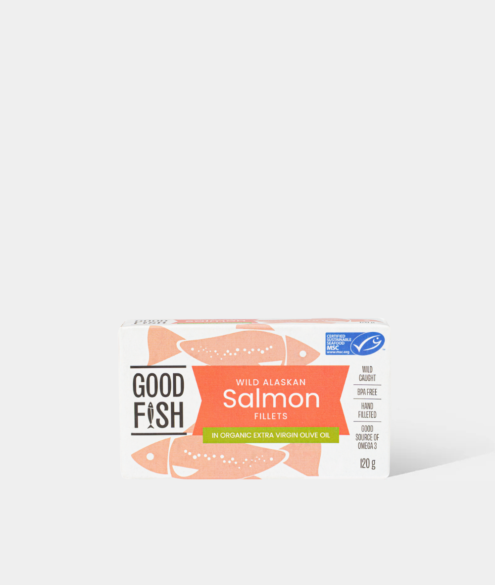 Good Fish - Salmon in Extra Virgin Olive Oil Can 120g