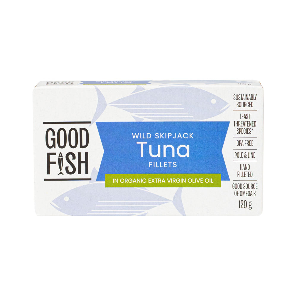 Good Fish - Skipjack Tuna in Extra Virgin Olive Oil Can 120g