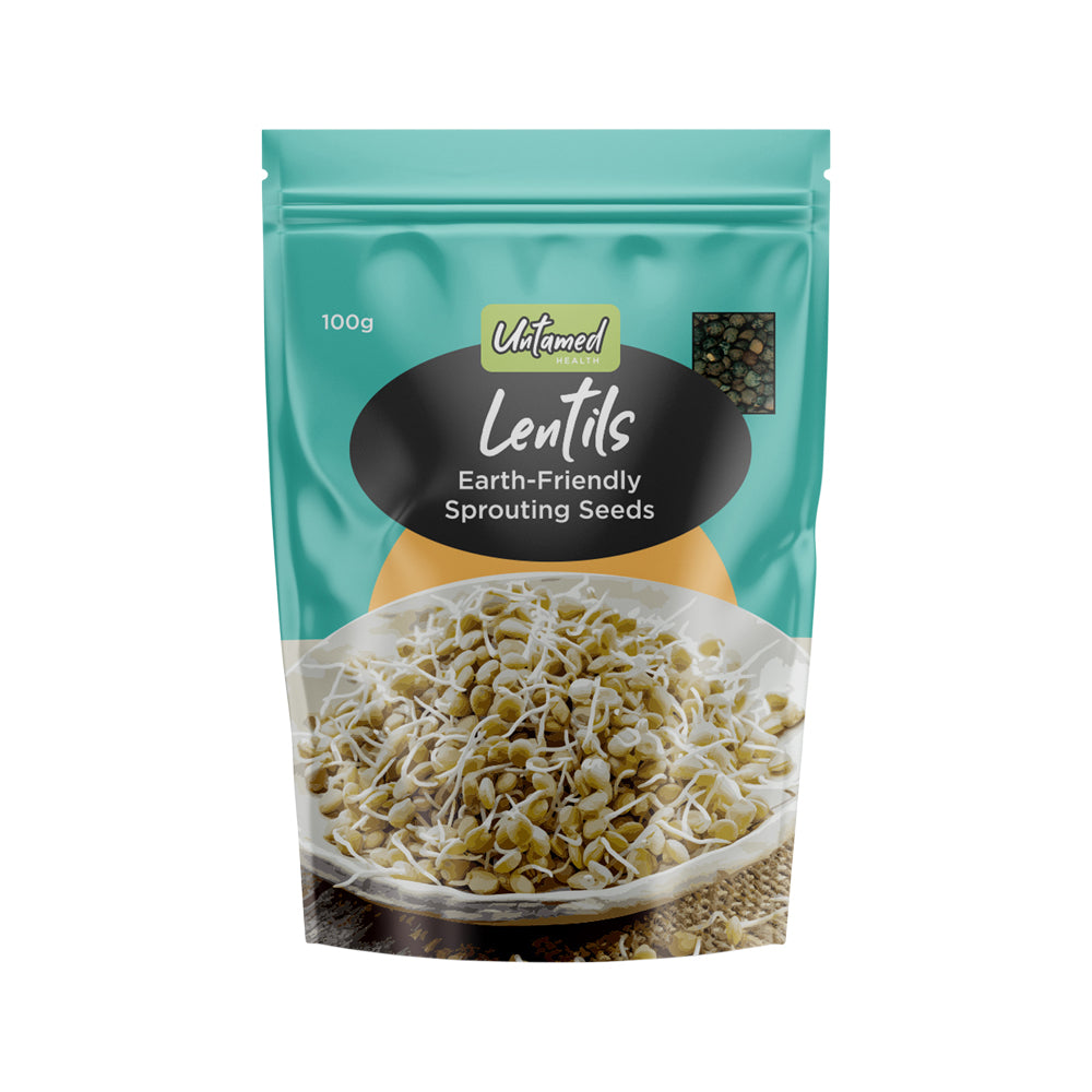 Untamed Health - Lentil Sprouting Seeds 100g