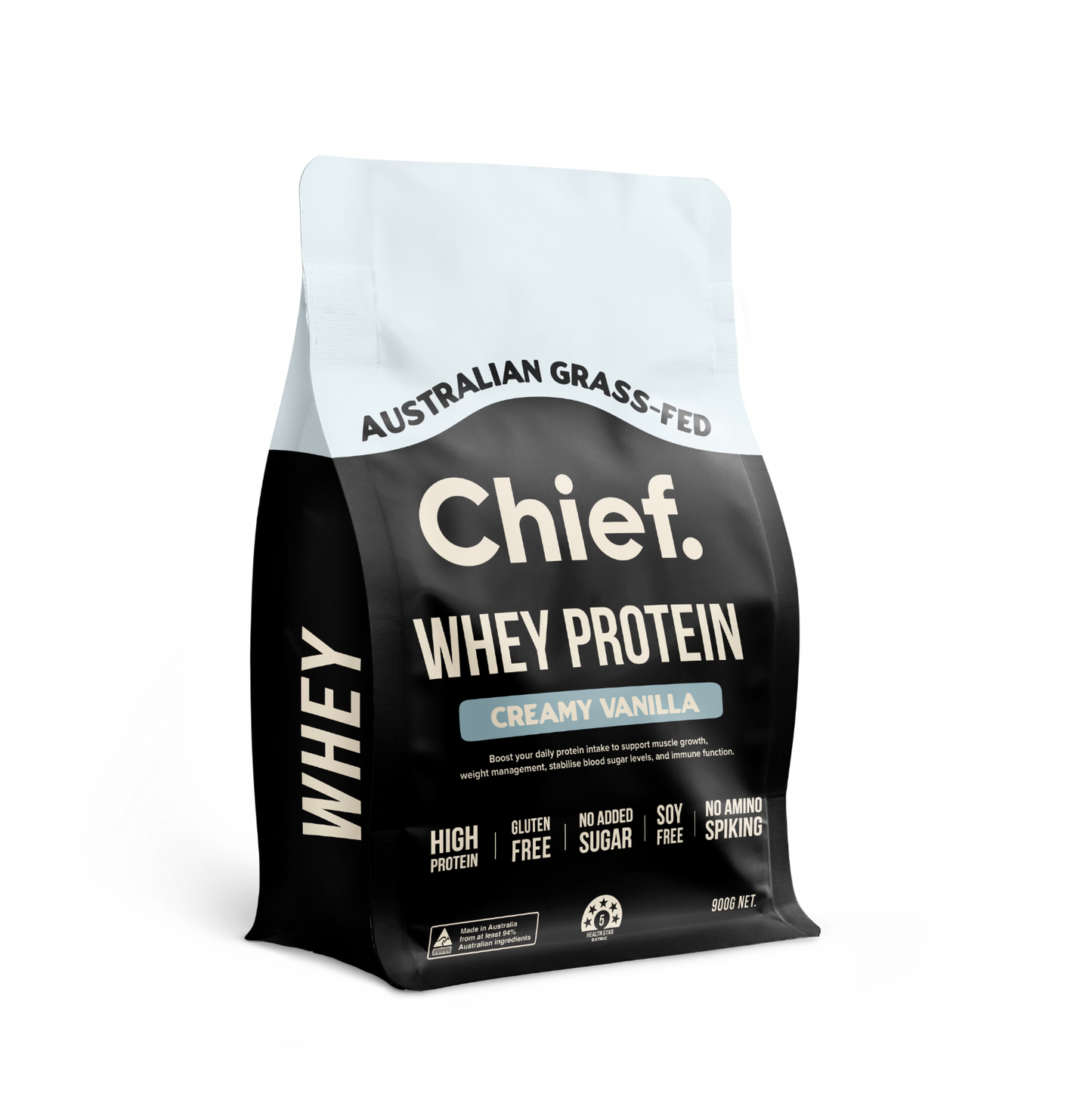 Chief Nutrition - Creamy Vanilla Whey Protein 900g