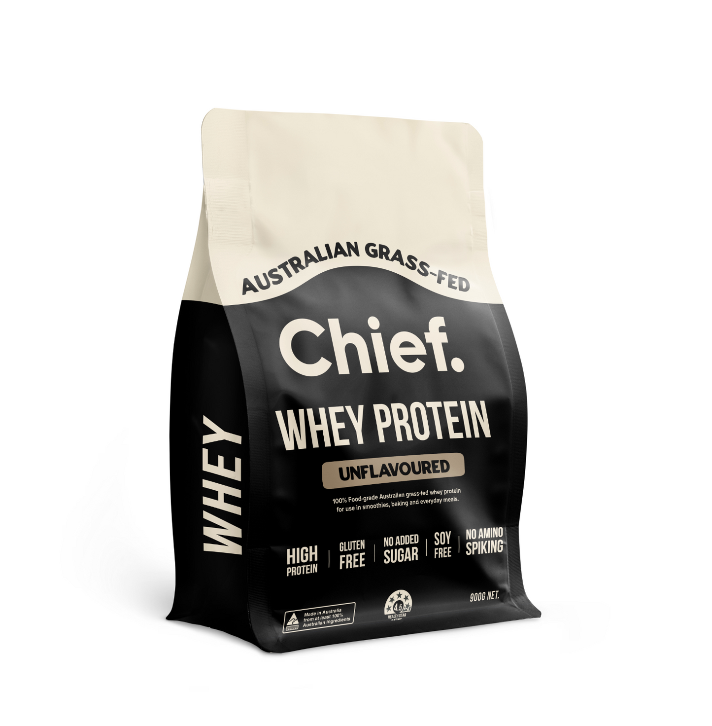 Chief Nutrition - Unflavoured Whey Protein 900g