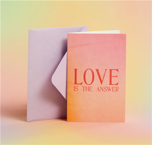 Loco Love - Love Is The Answer Card