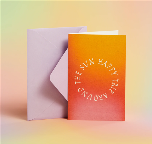 Loco Love - Happy Trip Around the Sun Card