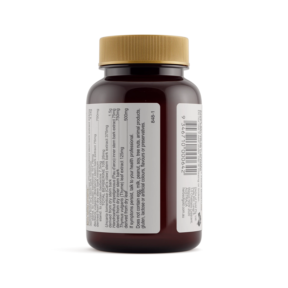 Herbs of Gold - Berberine ImmunoPlex 30t (CUSTOMER ORDER)