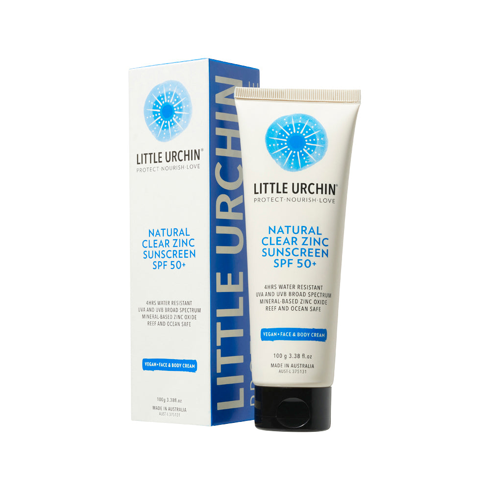 Little Urchin - Natural Clear Zinc Sunscreen SPF 50+ 50g
