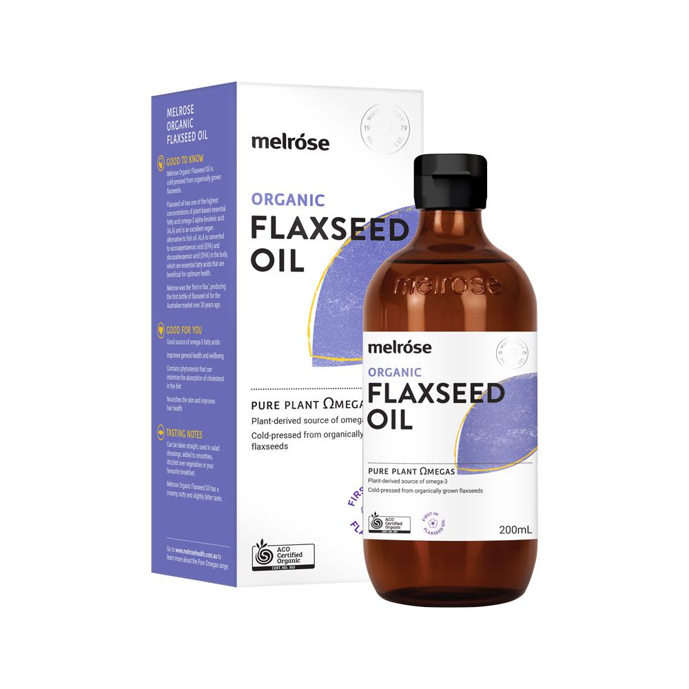 Melrose - Organic Flaxseed Oil 200ml