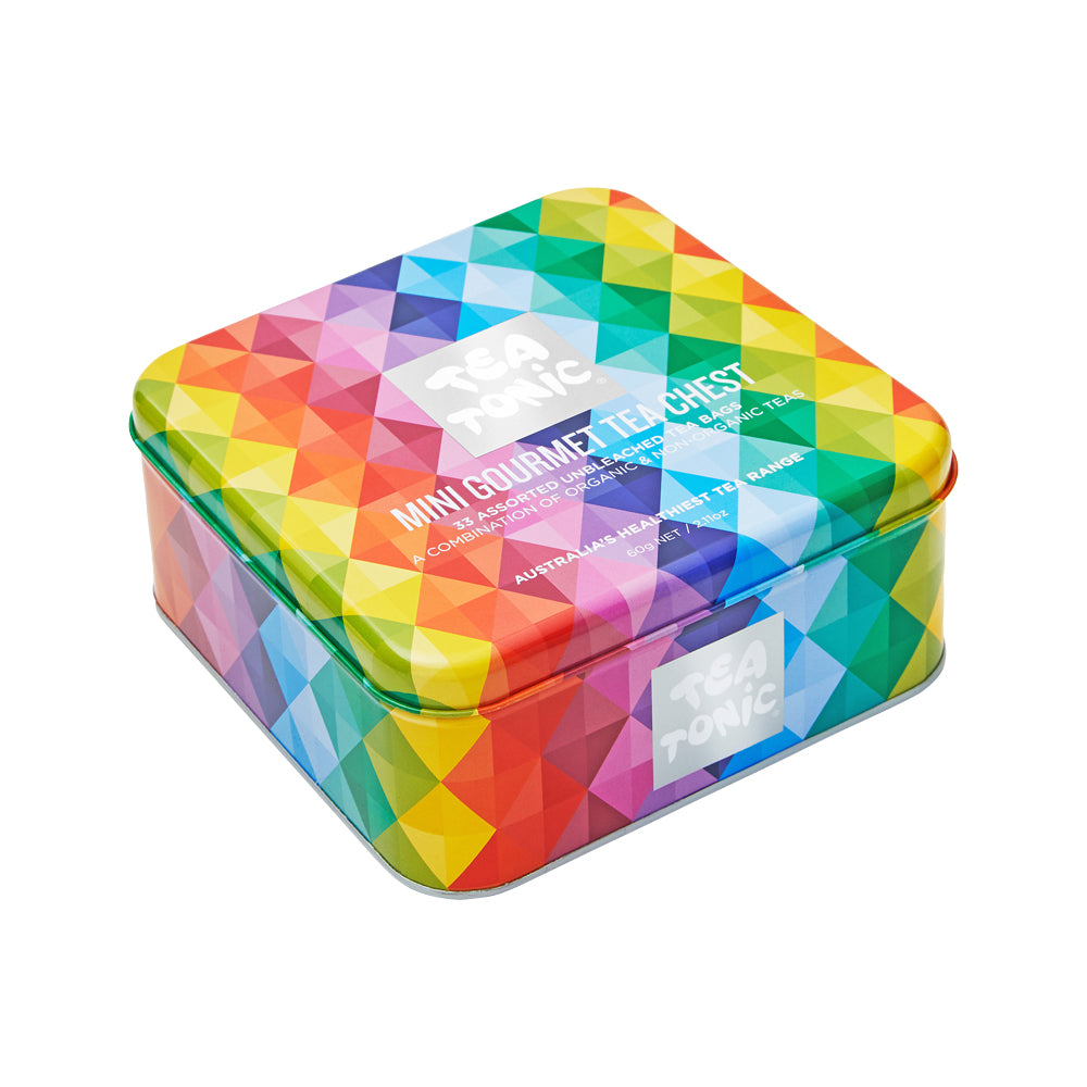 Tea Tonic - Gourmet Tin Tea Chest Mini 33 bags