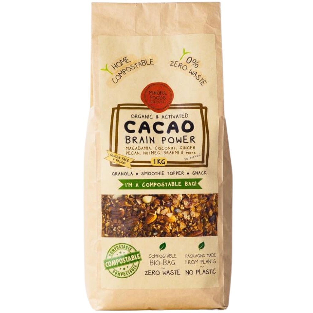 Mindful Foods - Cacao Brain Power Granola - Organic & Activated 1kg