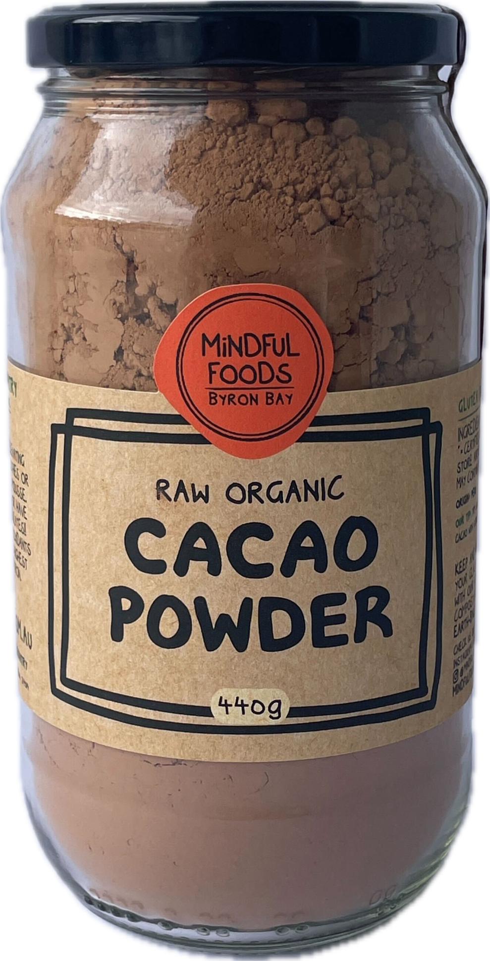 Mindful Foods - Cacao Powder - Organic Raw 440g