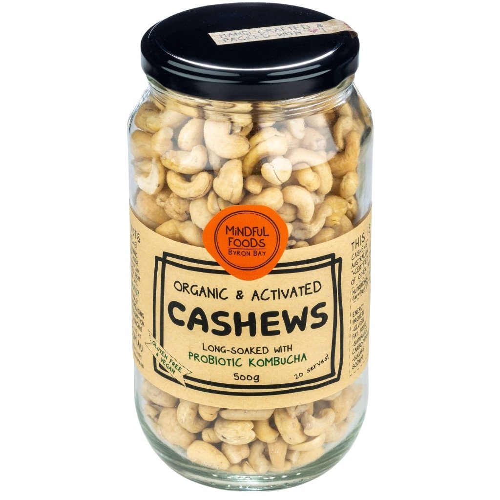 Mindful Foods - Cashews - Organic & Activated 520g
