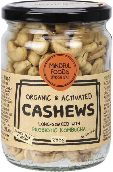 Mindful Foods - Cashews - Organic & Activated 260g