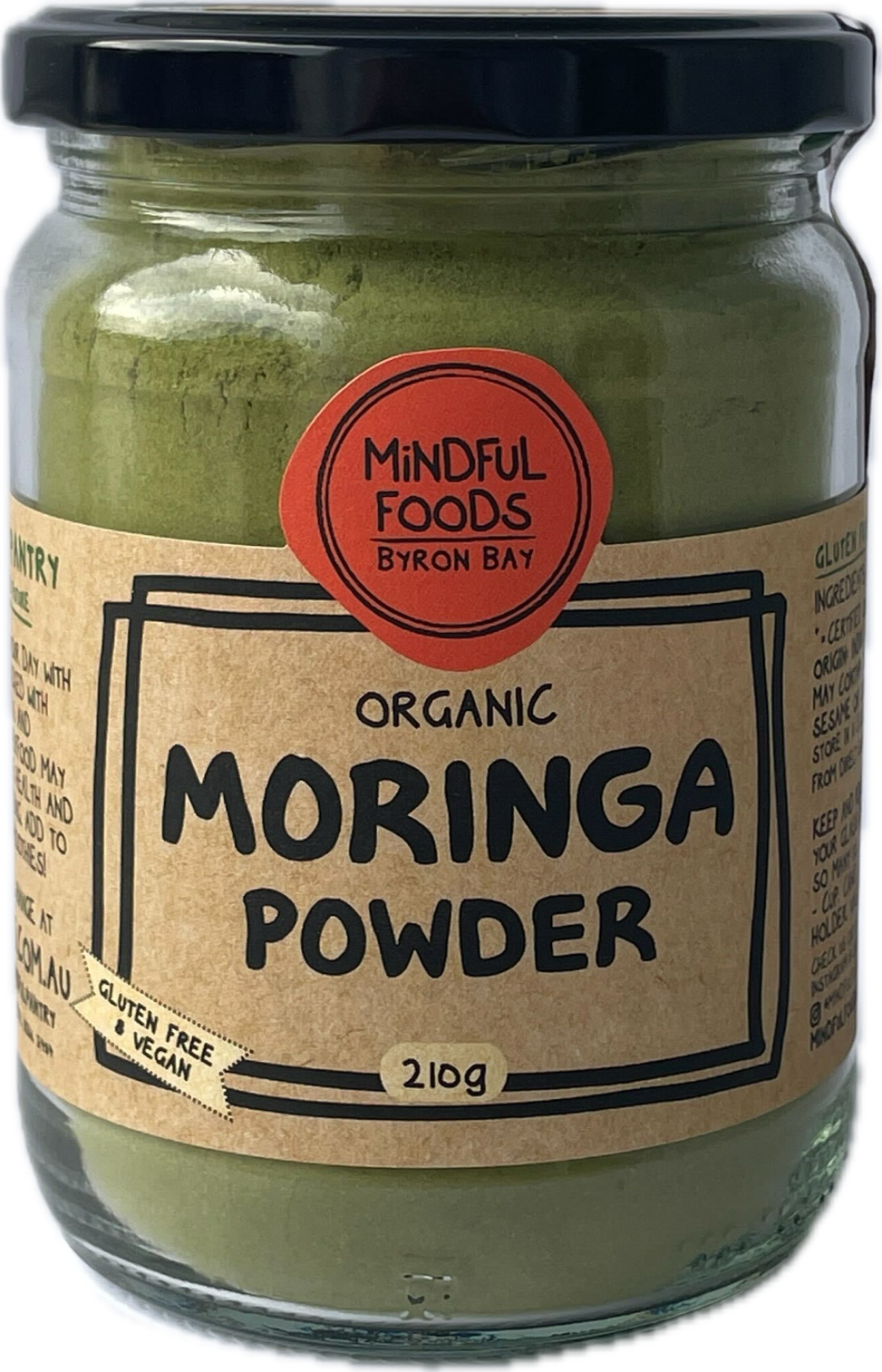 Mindful Foods - Moringa Powder - Organic 210g