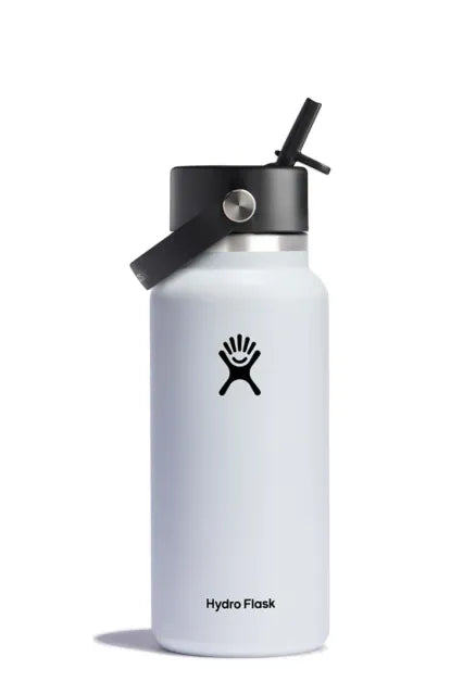 Hydro Flask - Wide Flex Straw Cap Colour: White White 32oz