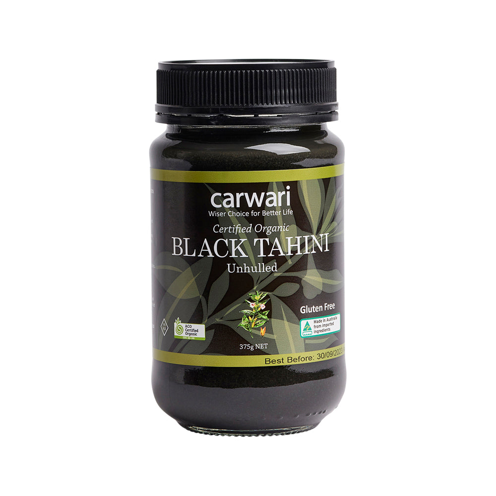 Carwari - Organic Black Tahini Unhulled 375g