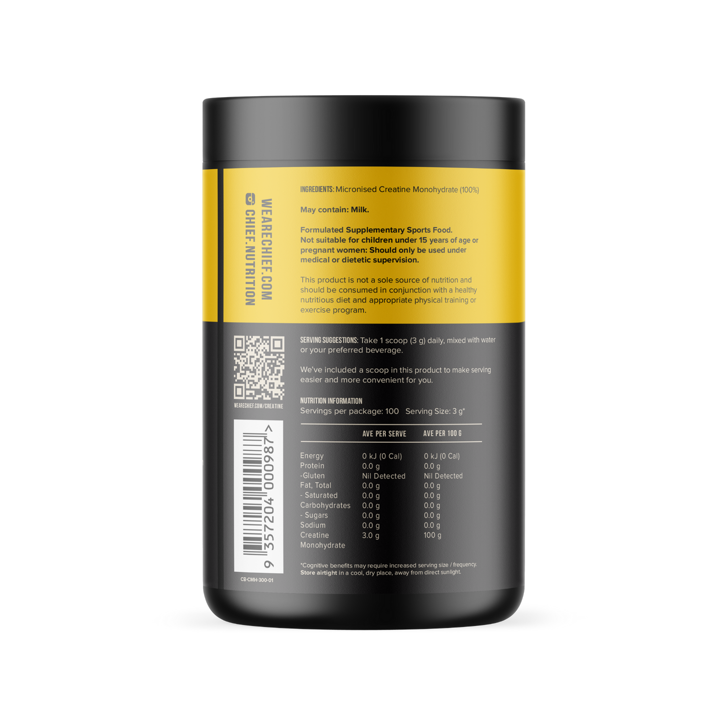 Chief Nutrition - Creatine Focus+ 300g