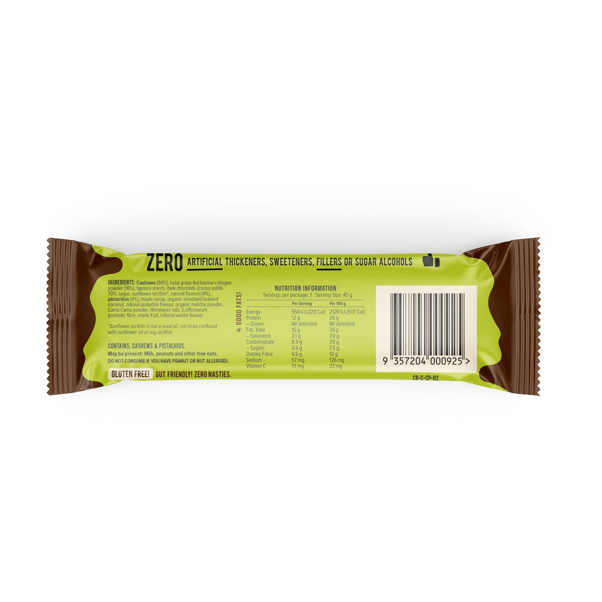 Chief Nutrition - Pistachio Choc Bar 45g